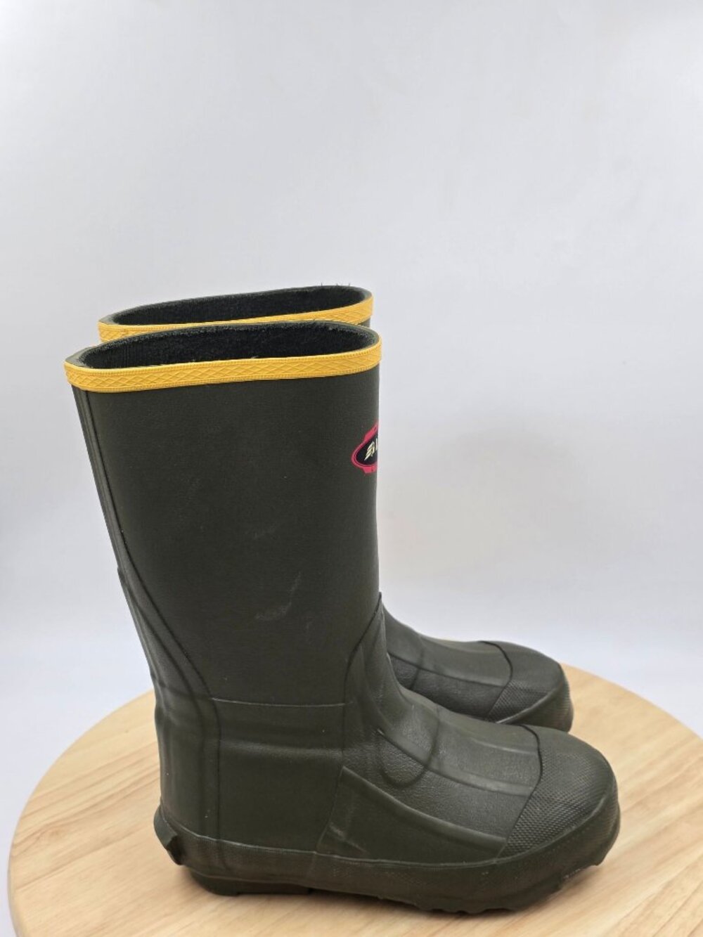 LaCrosse Kid's Lil' Burly Od Green  Youth Hunting Waterproof  Boots sz 13